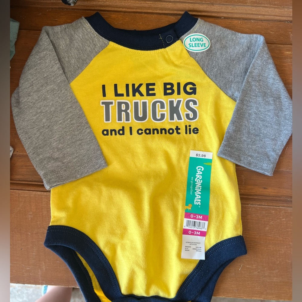 Boys long sleeve onesie